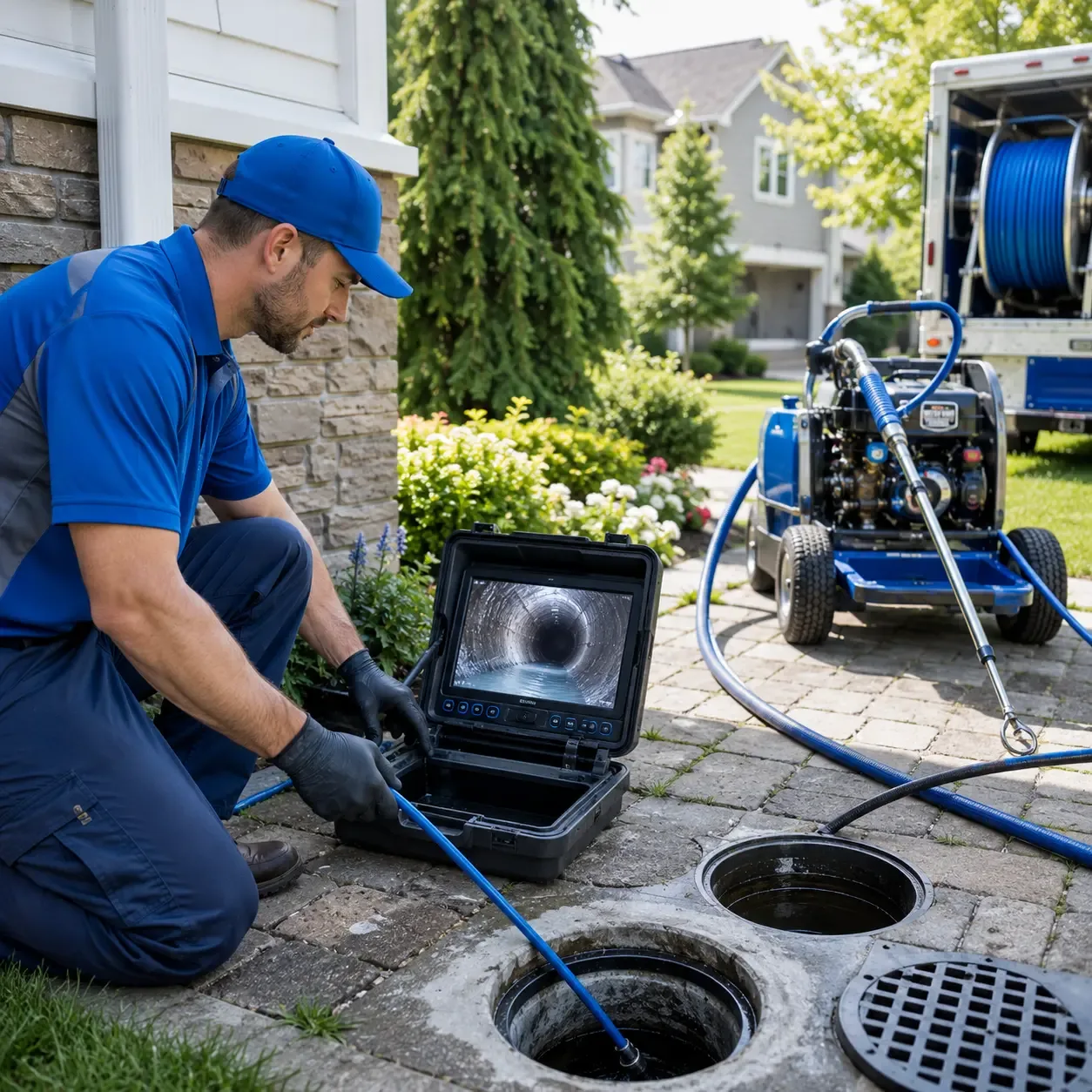 Outdoor drain cleaning professionals serving Elberon, IA