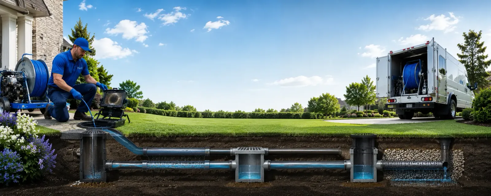 Outdoor drain cleaning information for Elberon, IA